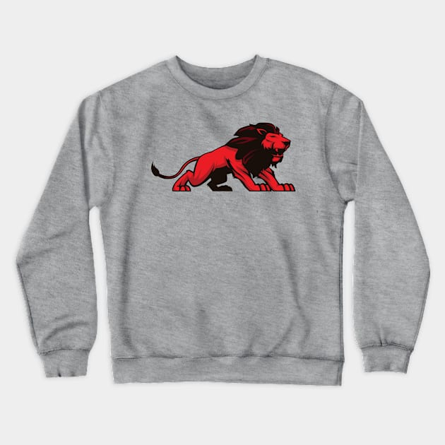 King of the Jungle! Crewneck Sweatshirt by AnimalAddict